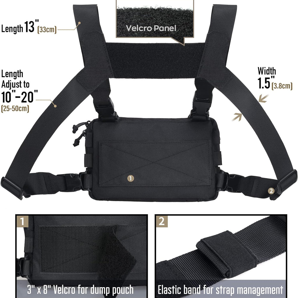 
                      
                        Chest Rig Pack W/ Patches Inspirational - Faith & Style | Villains N Saints
                      
                    