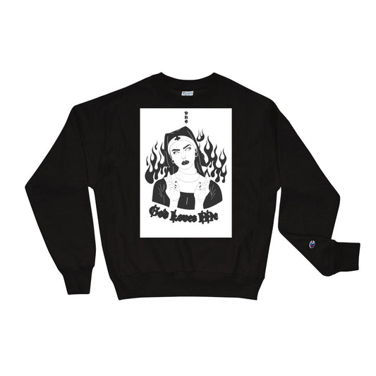 God Loves Me Champion x VNS Sweatshirt Collab