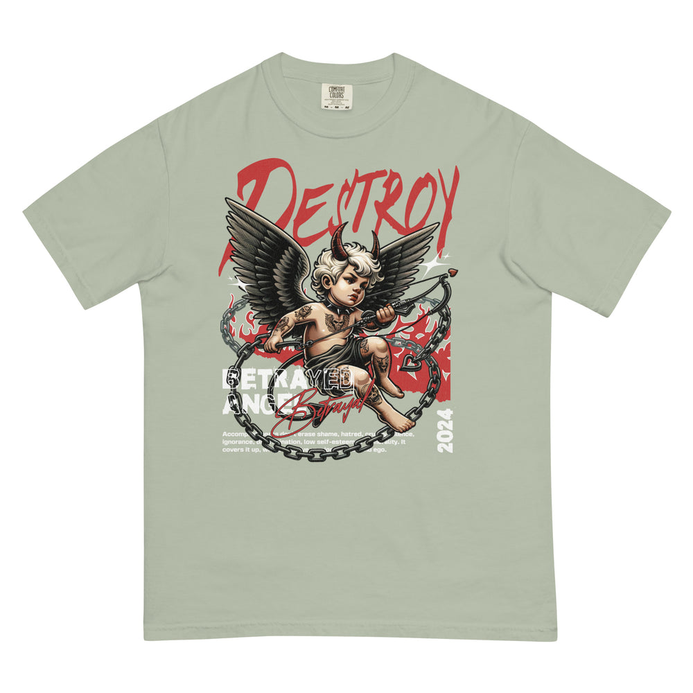 
                      
                        Destroy Betrayed Angel Heavyweight T-Shirt
                      
                    