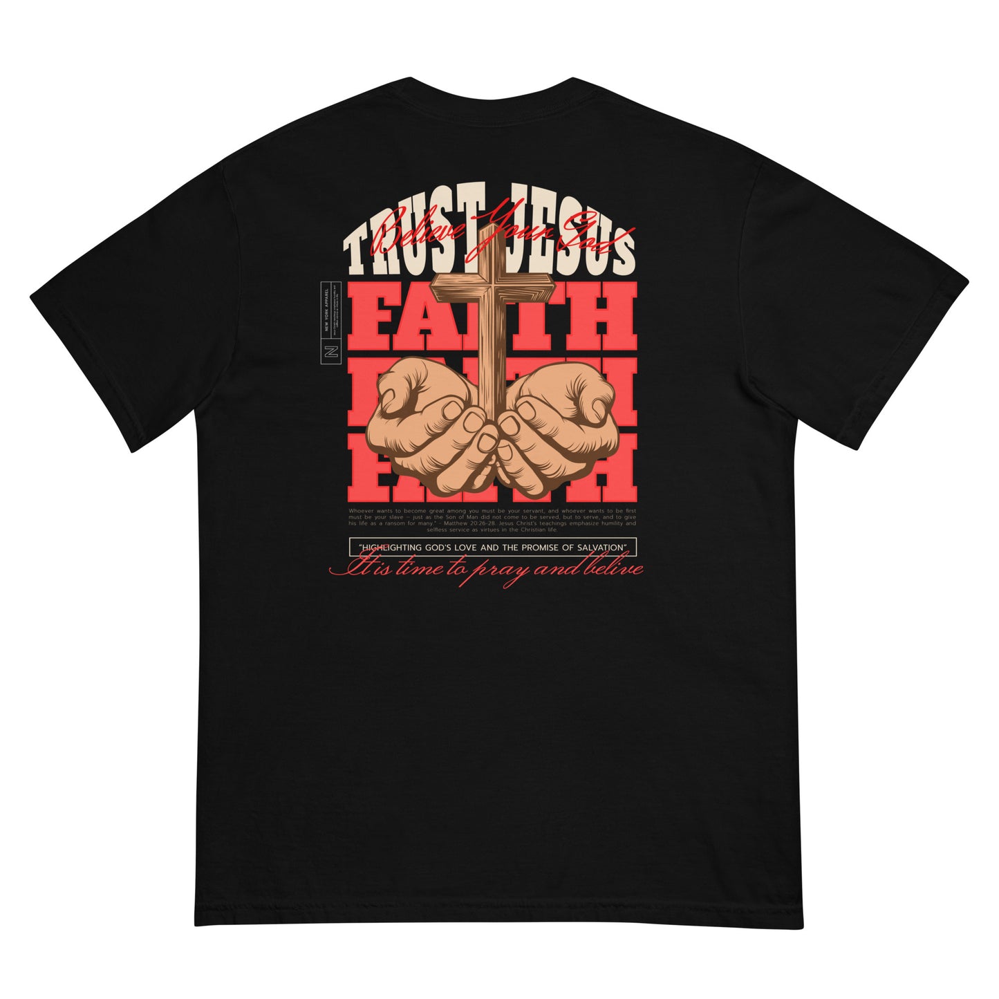 Trust Jesus Heavyweight T-Shirt