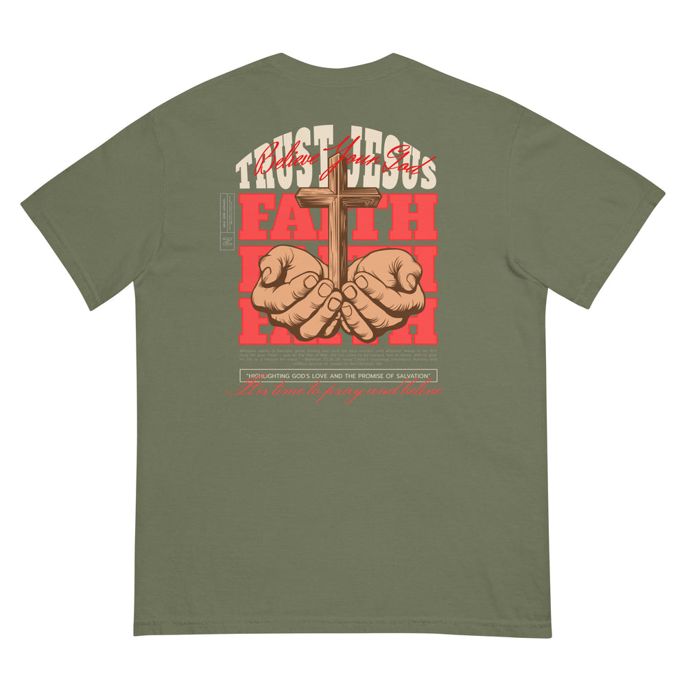 
                      
                        Trust Jesus Heavyweight T-Shirt
                      
                    